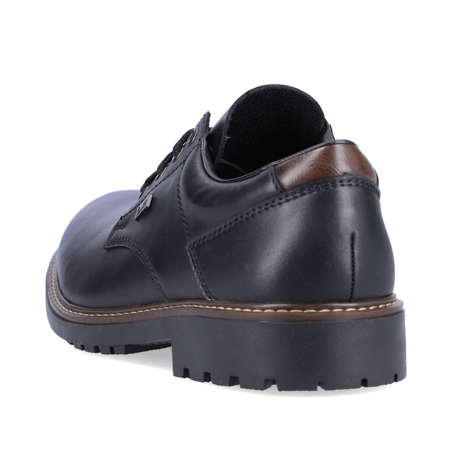chaussures élastiques noires pour hommes rieker f4611-00
