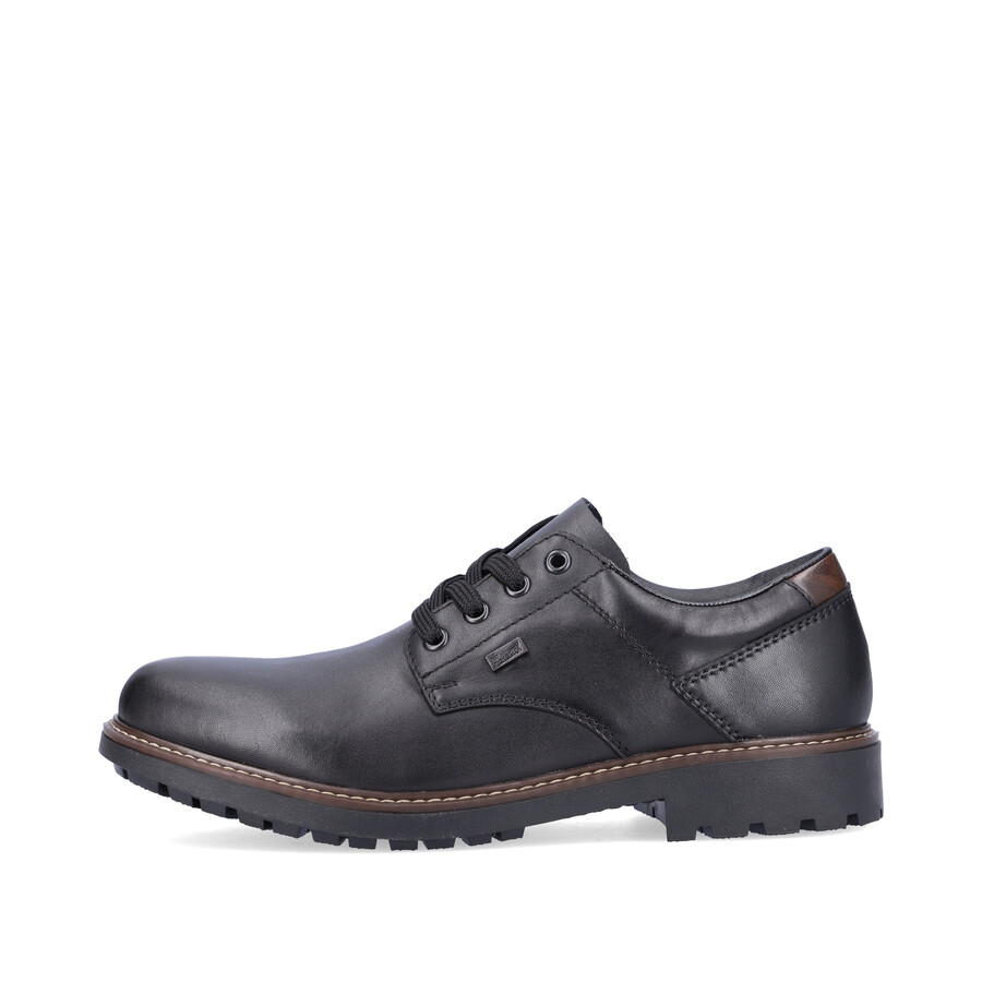 chaussures élastiques noires pour hommes rieker f4611-00