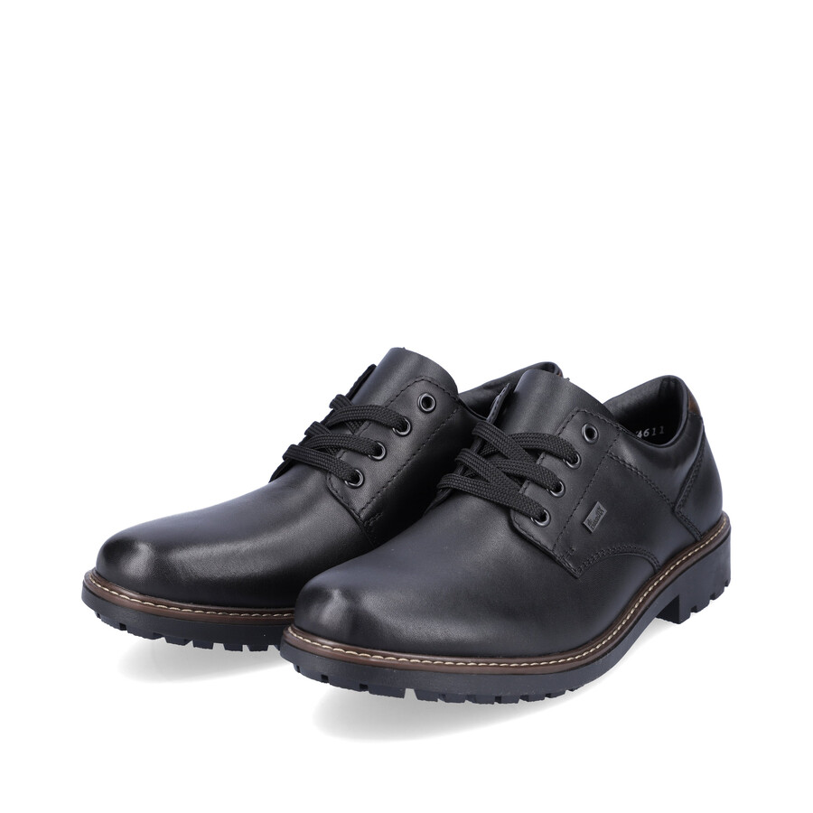 chaussures élastiques noires pour hommes rieker f4611-00