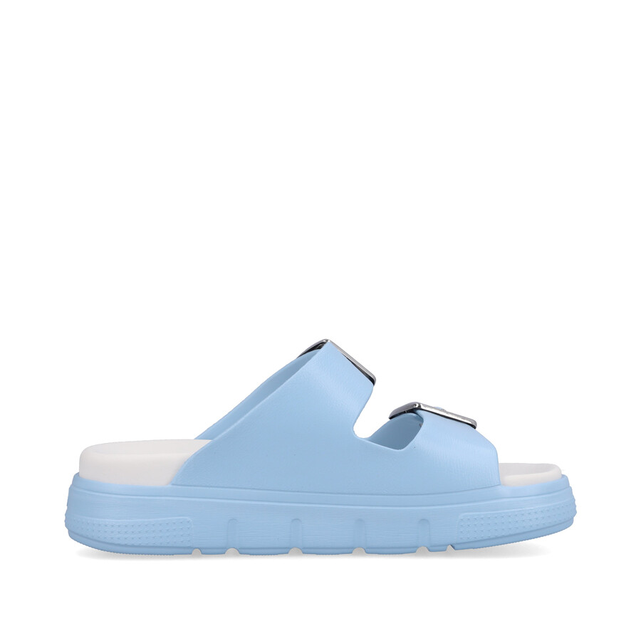sandales à boucle bleue pour femmes rieker p2180-10