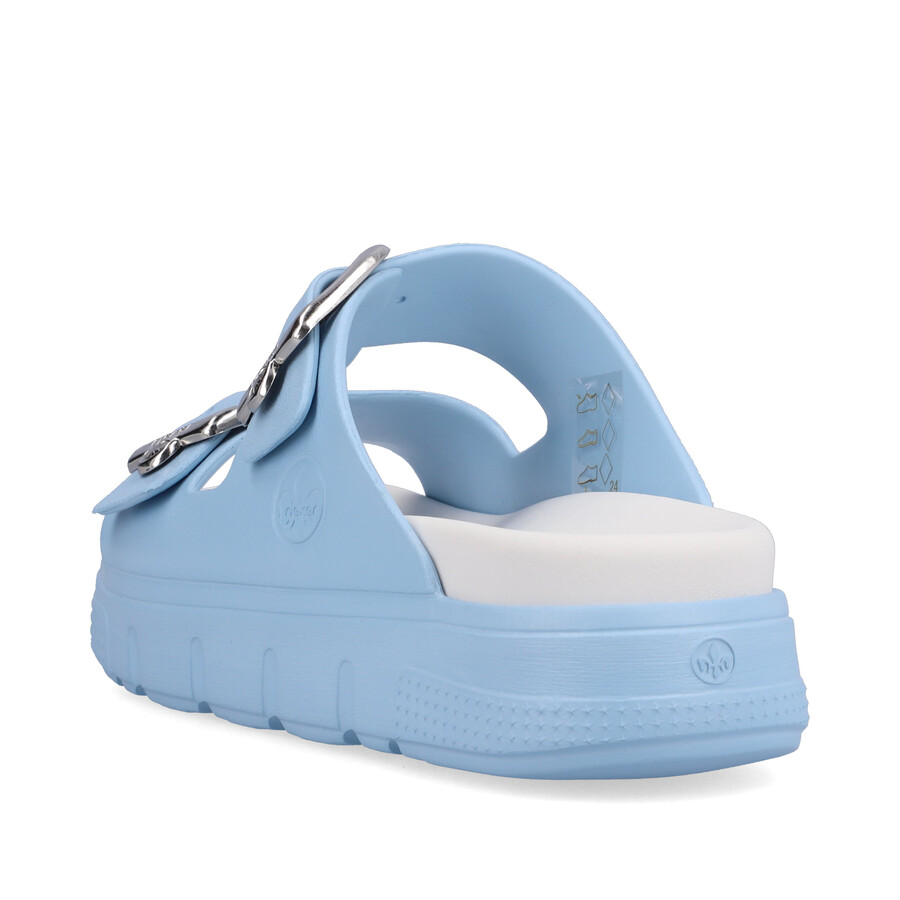 sandales à boucle bleue pour femmes rieker p2180-10