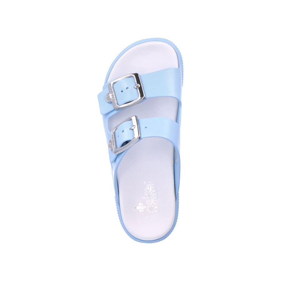 sandales à boucle bleue pour femmes rieker p2180-10